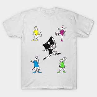 Rat dance when the cat is away T-Shirt